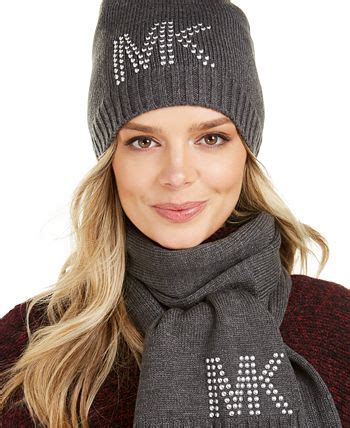 michael kors glove scarf hat black friday|Michael Kors women's hat.